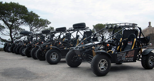 2-seater buggy with manual transmission 
